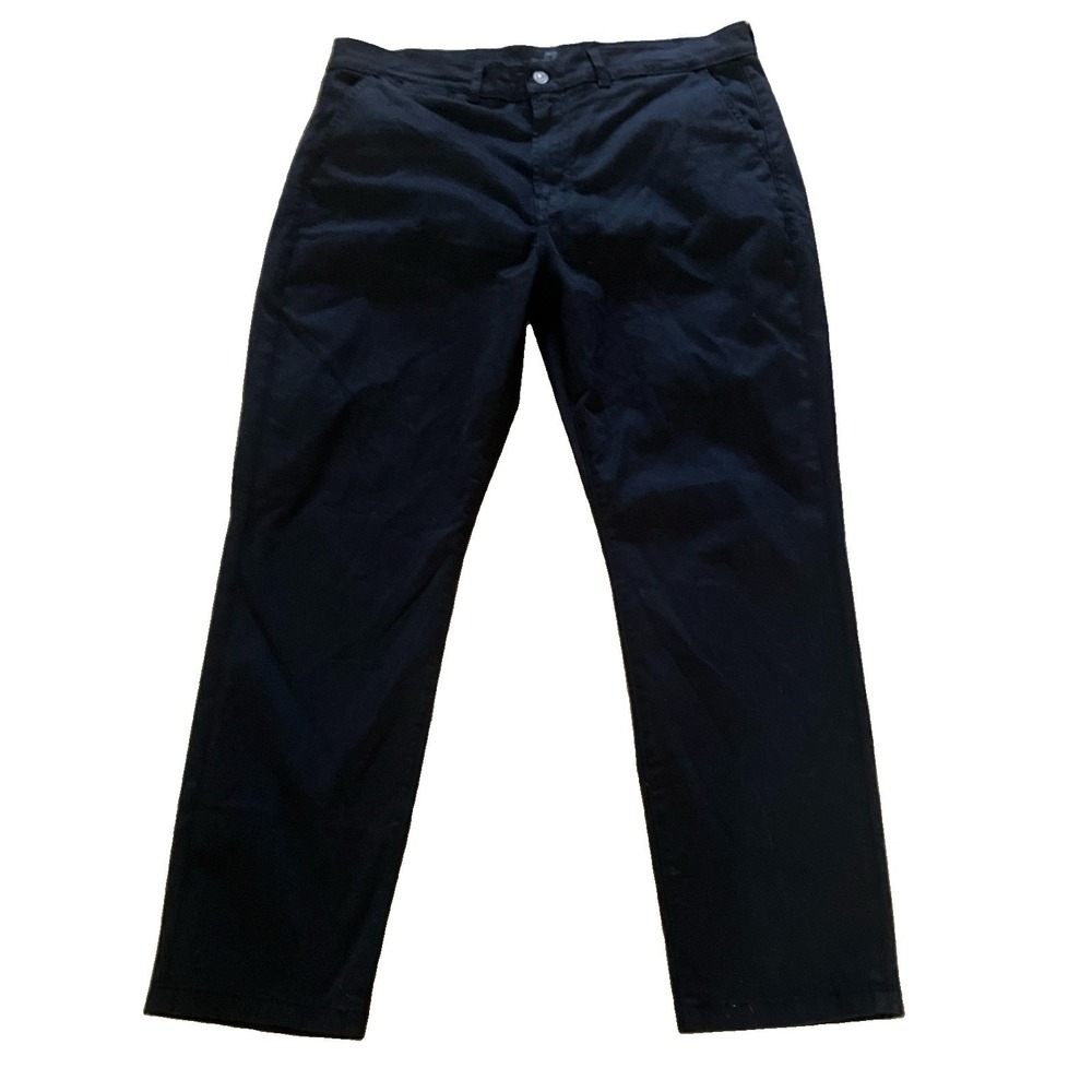 Seven 7 For All Mankind Relaxed Fit Black chino style pants Size 36 X 30